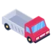 Isometric flatbed truck